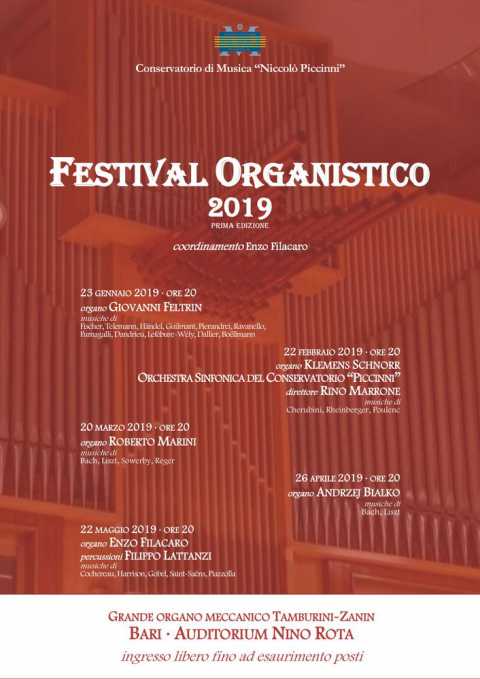 Bari, al Conservatorio la prima edizione del Festival Organistico